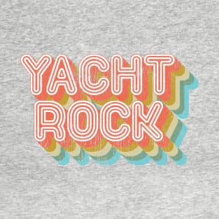 Vintage Fade Yacht Rock Party Boat Drinking Apparel T-Shirt